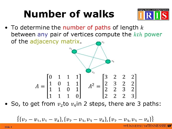 Number of walks • Slide 4 