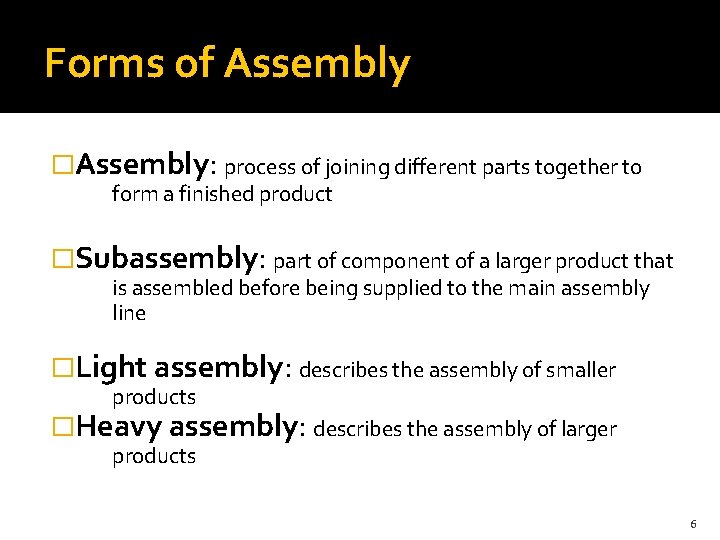 Chapter 8 Production Basics High Performance Manufacturing 1