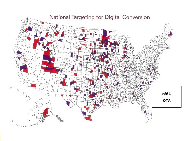 DTV Transition >25% OTA 