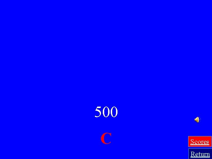 500 C Scores Return 500 C Scores Return