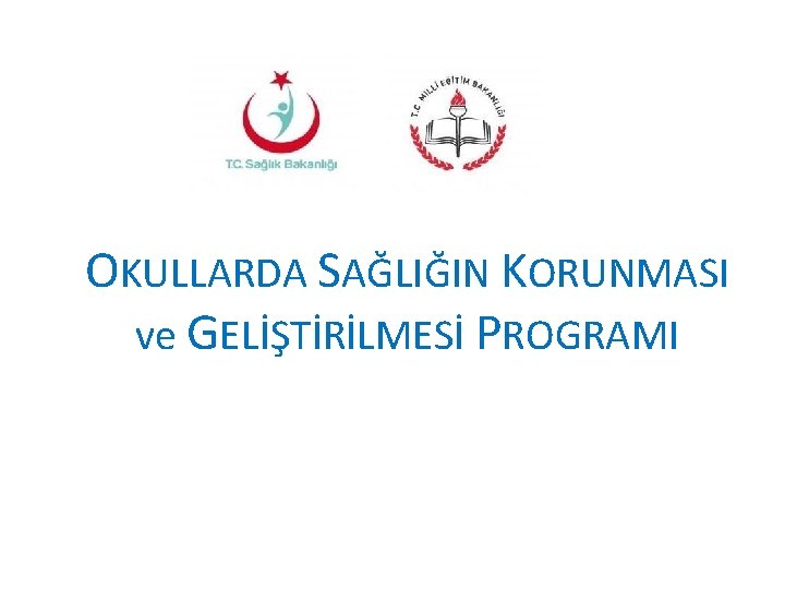 OKULLARDA SAĞLIĞIN KORUNMASI ve GELİŞTİRİLMESİ PROGRAMI 