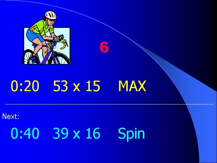 6 0: 20 53 x 15 MAX Next: 0: 40 39 x 16 Spin