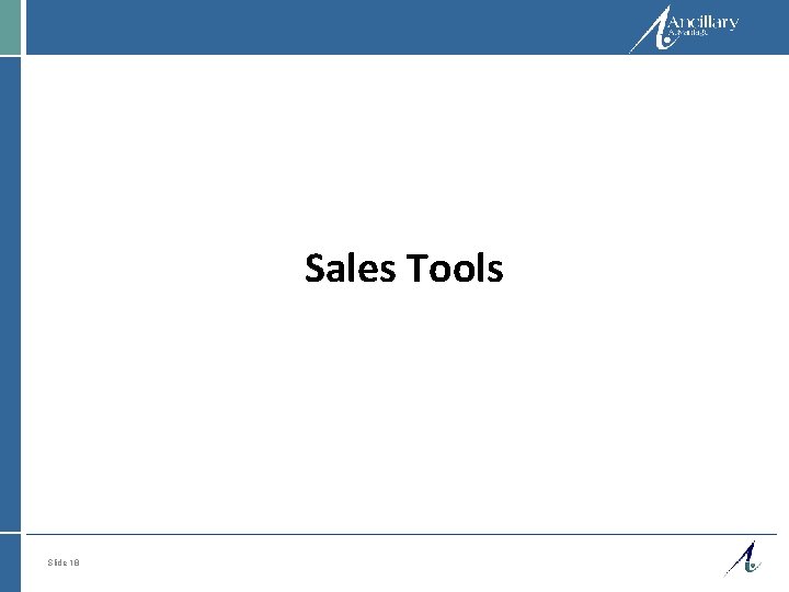 Sales Tools Slide 18 