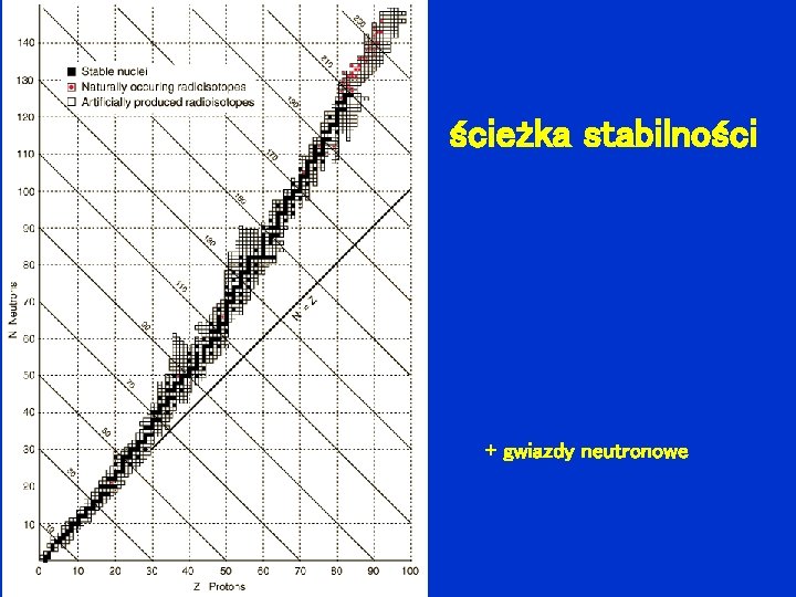 ścieżka stabilności + gwiazdy neutronowe 