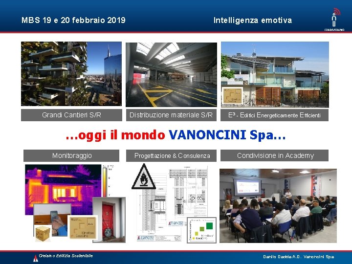 MBS 19 e 20 febbraio 2019 Grandi Cantieri S/R Intelligenza emotiva Distribuzione materiale S/R