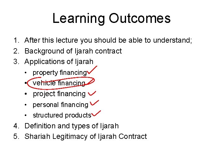 Learning Outcomes 1. After this lecture you should be able to understand; 2. Background