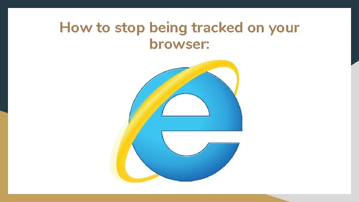 How to stop being tracked on your browser: 