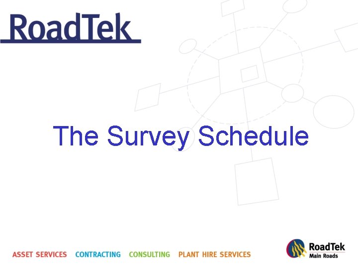 The Survey Schedule 