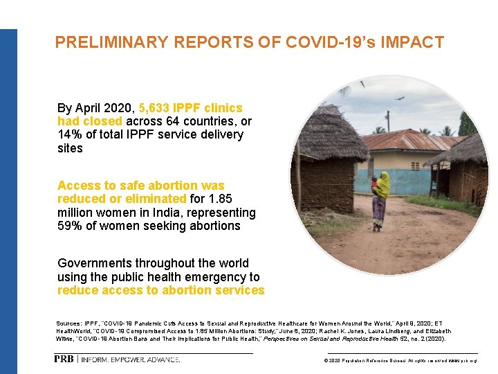 PRELIMINARY REPORTS OF COVID-19’s IMPACT By April 2020, 5, 633 IPPF clinics had closed