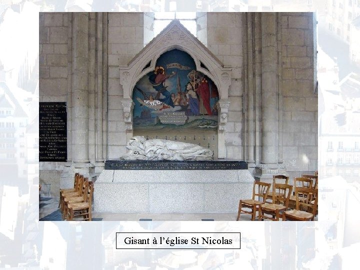 Gisant à l’église St Nicolas 