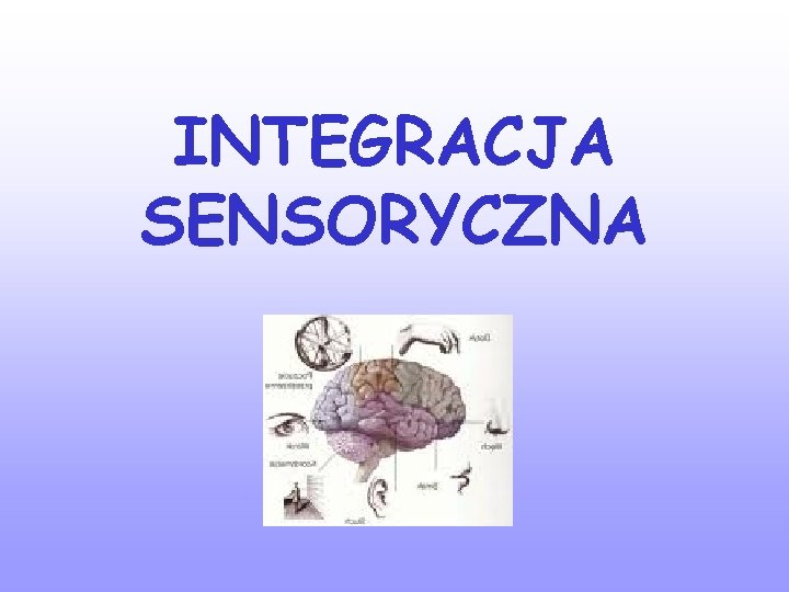 INTEGRACJA SENSORYCZNA 