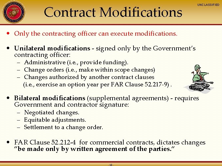 UNCLASSIFIED Contract Execution Award 1 CONTRACTS 2 UNCLASSIFIED