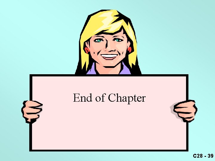 End of Chapter C 28 - 39 