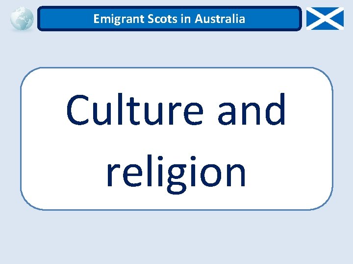 Emigrant Scots in Australia Culture and religion 