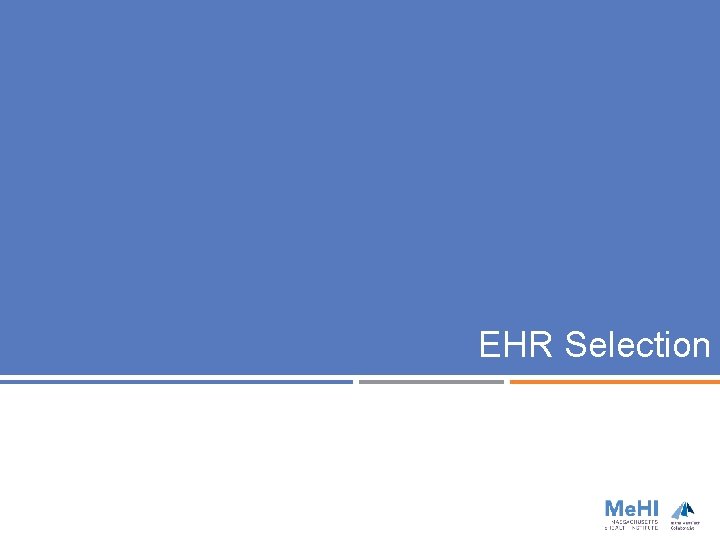 EHR Selection 
