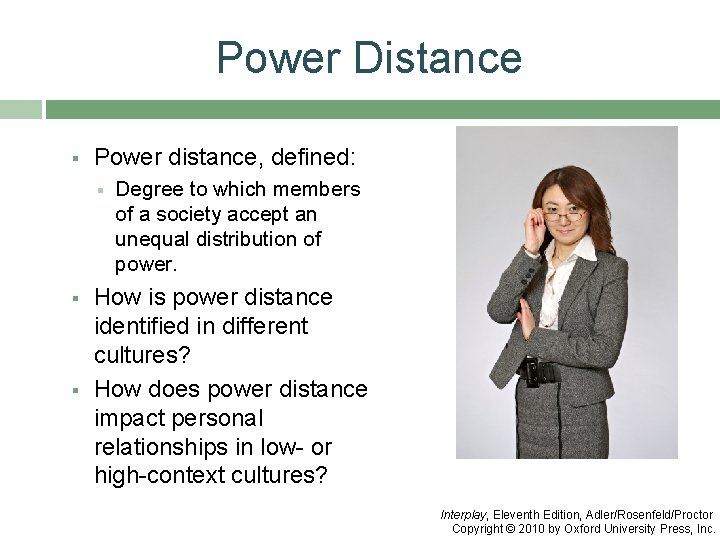 Power Distance Explained Interplay Section 1 FUNDAMENTAL CONCEPTS Interplay Eleventh Edition
