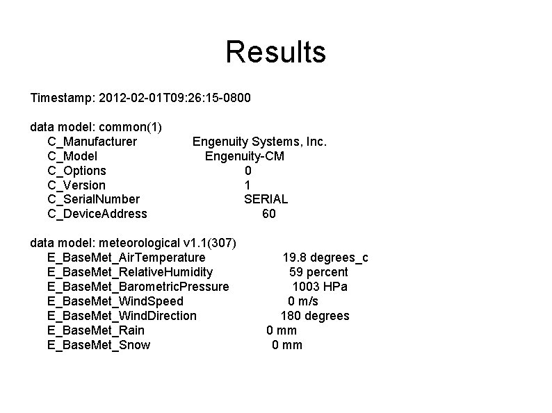 Sunspec Test Tool and Reference Implementation John D