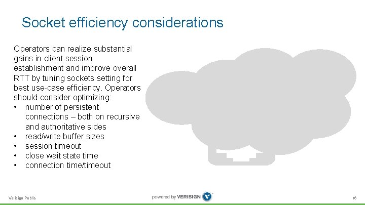 Socket efficiency considerations Operators can realize substantial gains in client session establishment and improve Socket efficiency considerations Operators can realize substantial gains in client session establishment and improve