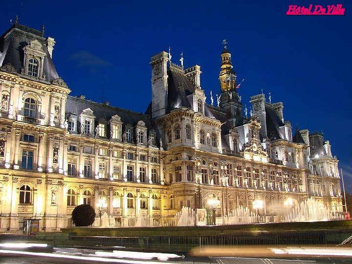 Hôtel De. Ville 