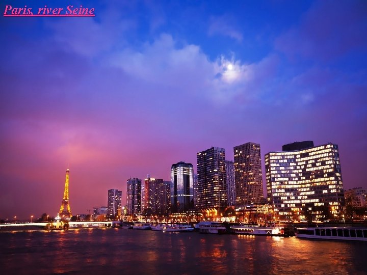 Paris, river Seine 
