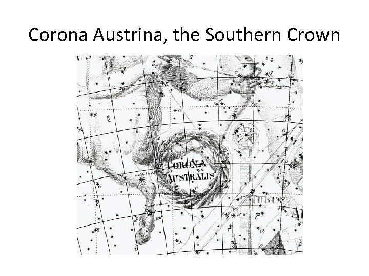 Corona Austrina, the Southern Crown 