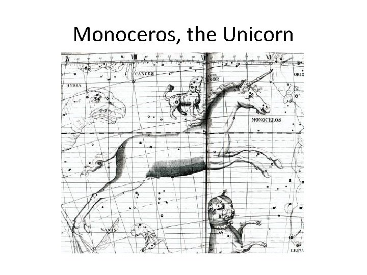 Monoceros, the Unicorn 