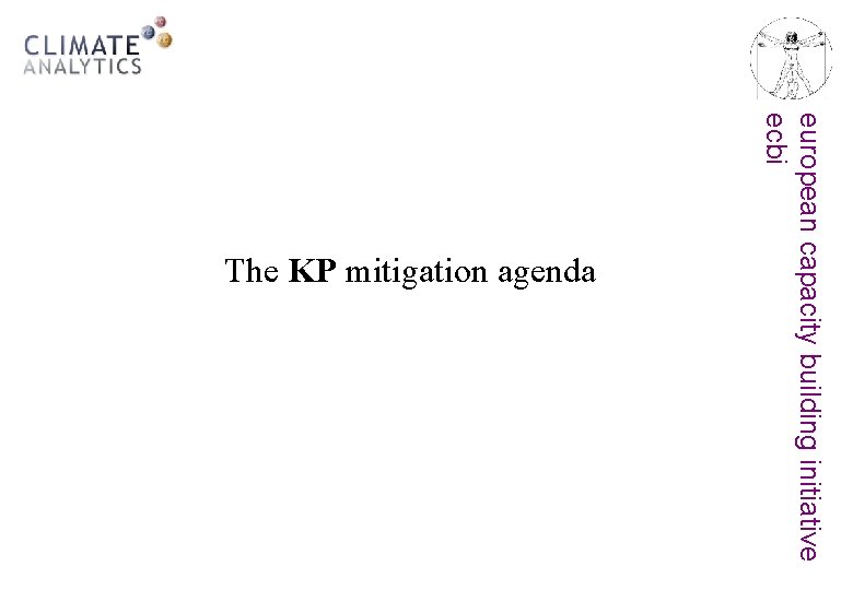 european capacity building initiative ecbi The KP mitigation agenda 
