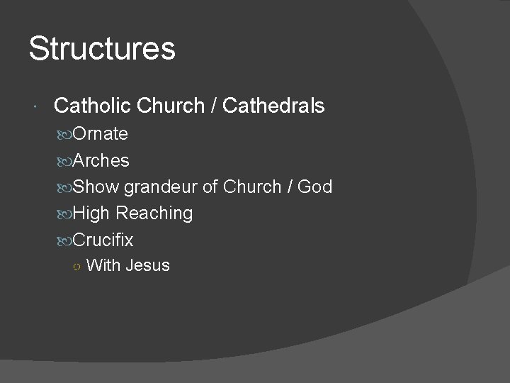 Structures Catholic Church / Cathedrals Ornate Arches Show grandeur of Church / God High