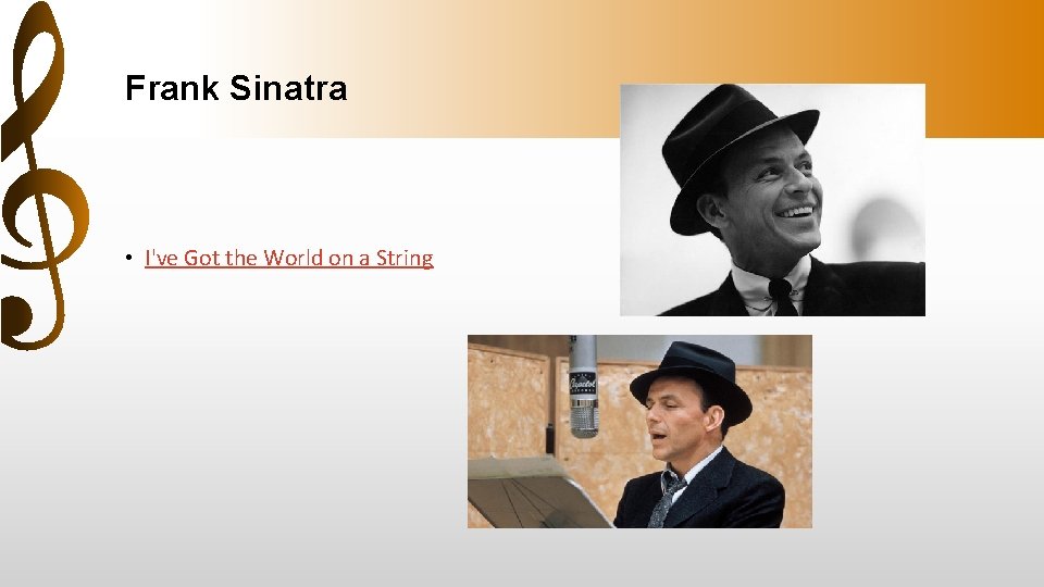 Frank Sinatra • I've Got the World on a String 