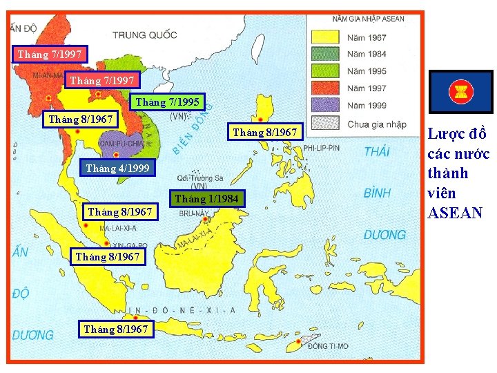 Tháng 7/1997 Tháng 7/1995 Tháng 8/1967 Tháng 4/1999 Tháng 1/1984 Tháng 8/1967 Lược đồ