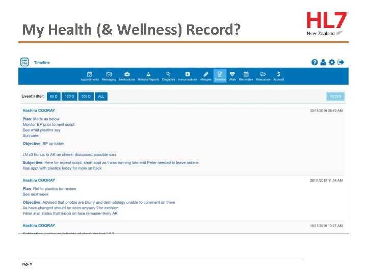 My Health (& Wellness) Record? Page 9 
