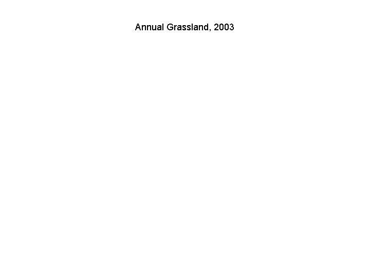 Annual Grassland, 2003 