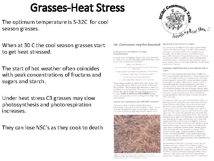 Grasses-Heat Stress The optimum temperature is 5 -32 C for cool season grasses. When