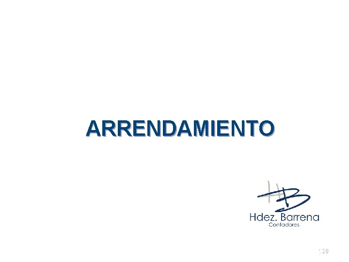 ARRENDAMIENTO 128 