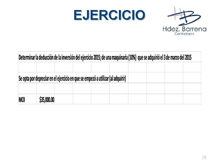 EJERCICIO 20 