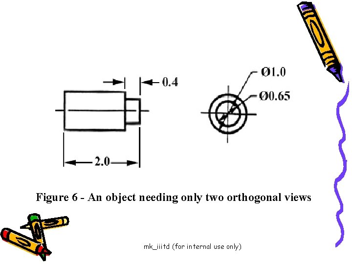 Figure 6 - An object needing only two orthogonal views mk_iiitd (for internal use