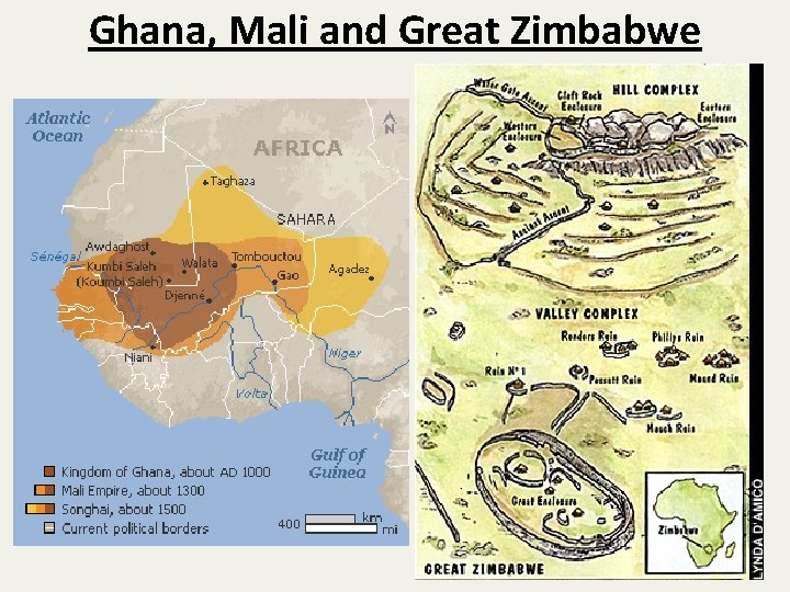 Ghana, Mali and Great Zimbabwe 