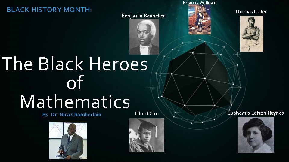 BLACK HISTORY MONTH: Francis William Benjamin Banneker The Black Heroes of Mathematics By Dr