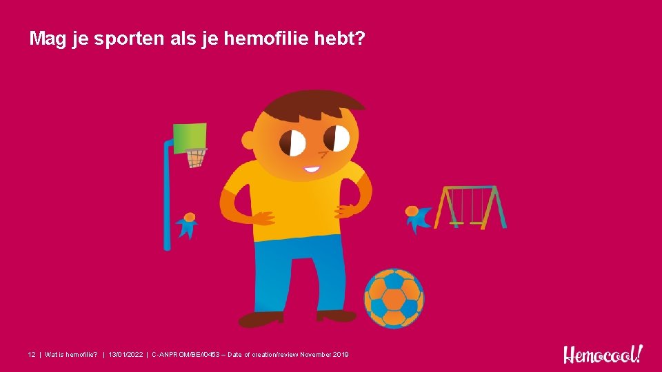 Mag je sporten als je hemofilie hebt? 12 | Wat is hemofilie? | 13/01/2022