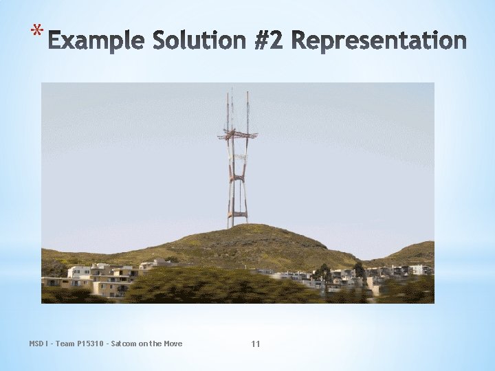 * MSD I - Team P 15310 - Satcom on the Move 11 