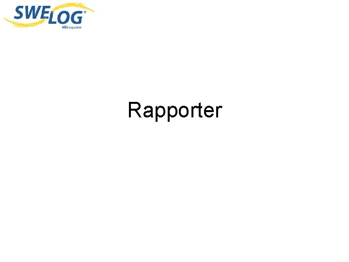 Rapporter 