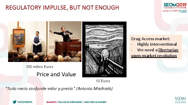 REGULATORY IMPULSE, BUT NOT ENOUGH Drug Access market: - Highly interventional - We need