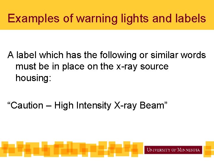 Examples of warning lights and labels A label which has the following or similar Examples of warning lights and labels A label which has the following or similar