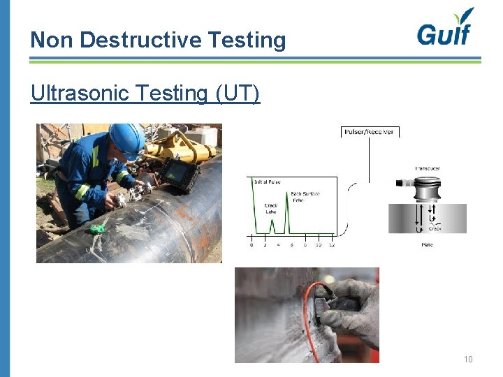Non Destructive Testing Ultrasonic Testing (UT) 10 