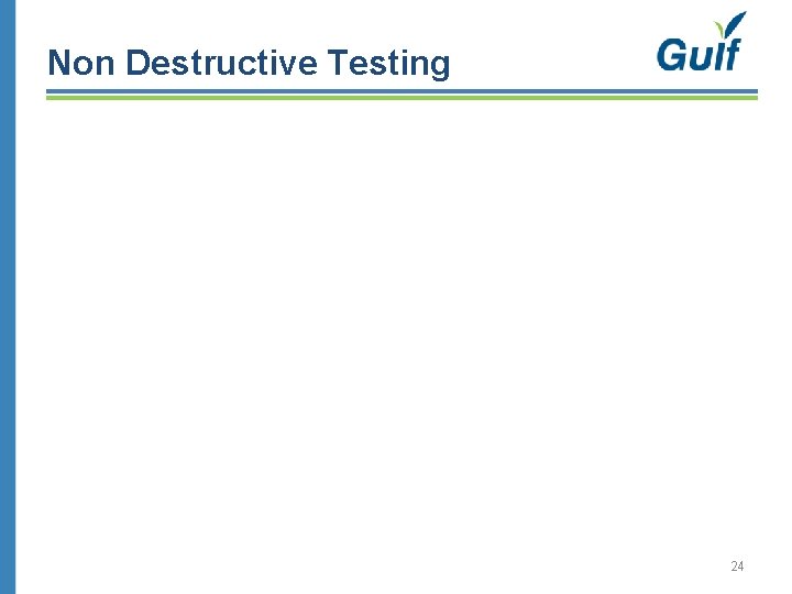 Non Destructive Testing 24 