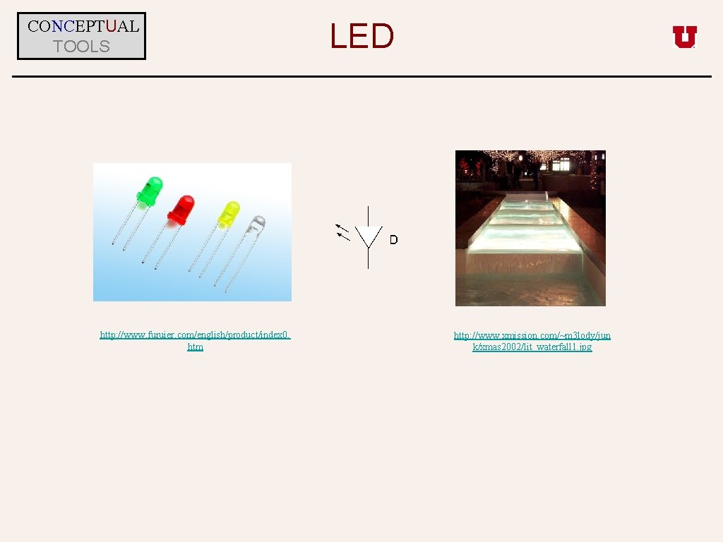 CONCEPTUAL TOOLS http: //www. furuier. com/english/product/index 0. htm LED http: //www. xmission. com/~m 3