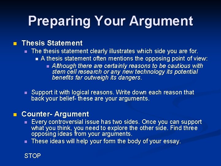 The Argumentative Research Project English First Peoples 101112