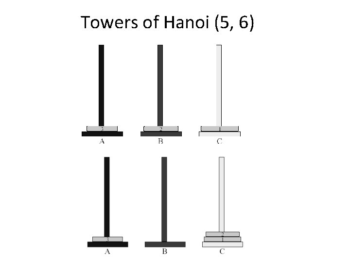 Towers of Hanoi (5, 6) 22 