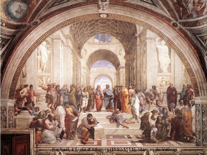 Raphaël, L’École d’Athènes (1510 -1511), Stances du Vatican 