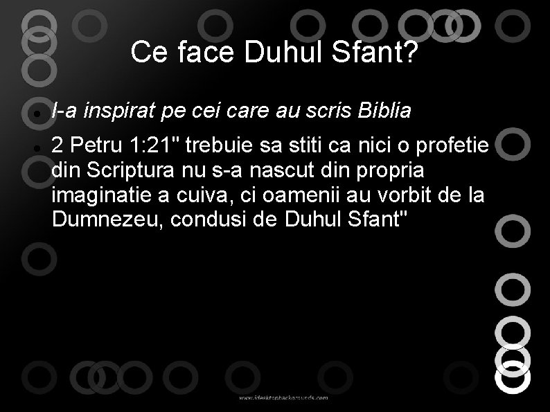 Ce face Duhul Sfant? I-a inspirat pe cei care au scris Biblia 2 Petru Ce face Duhul Sfant? I-a inspirat pe cei care au scris Biblia 2 Petru